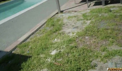 Smoking hot blonde gets picked up and fucked for money