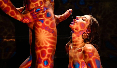 Flexible cocksucker Abella Danger throats and rides fat dick