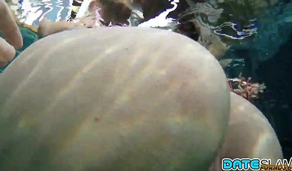 Slender girls with tiny tits spread legs and share dick outdoors