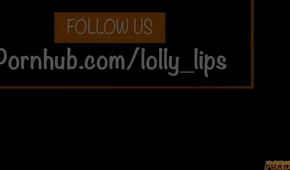 Brunette slut enjoy rough outdoor blowing on the meadow