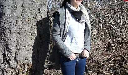 Horny amateur girl sucking and fucking until she swallows all cum