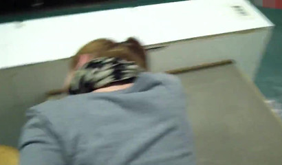 Slutty college chick sucks teacher's big dick and gets nailed from behind