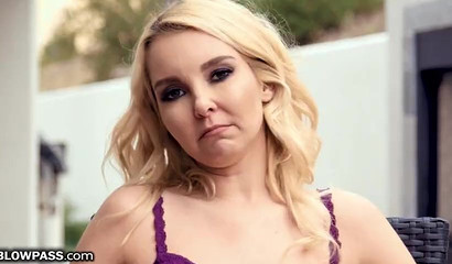 Tiny blonde hoe Aaliyah Love tastes BBC and enjoys the taste