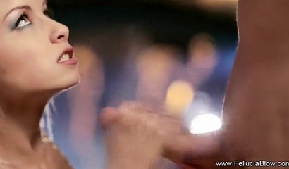 Beautiful slim blonde satisfying her horny and hard man