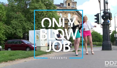 Horny friends Angel Black and Lolita Taylor sucking big dick together