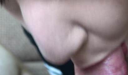 18-year-old Teen's Sloppy Blowjob