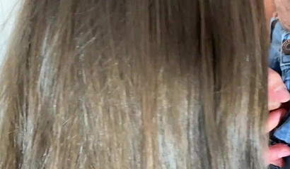 Going all the way balls deep to drain his cock out of sperm