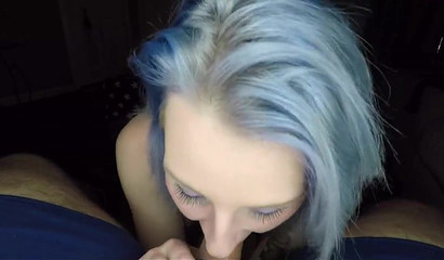 Shy Stepsister Swallows Cum POV