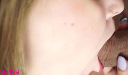 Intimate Close-up Blowjob