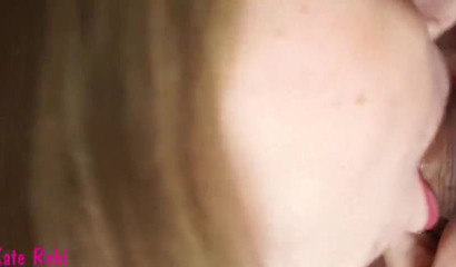 Intimate Close-up Blowjob