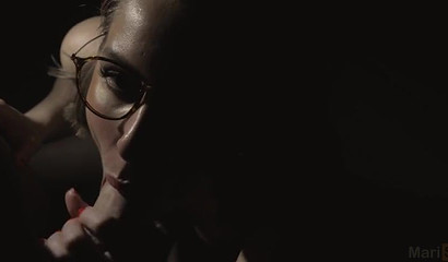 Spunk-eating teenager Mari Sax challenging you not to cum