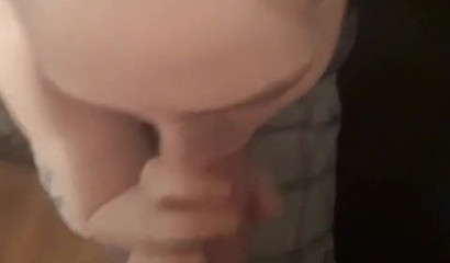 Nympho Lacey Loxxx sucks and deepthroats my dick with happy ending