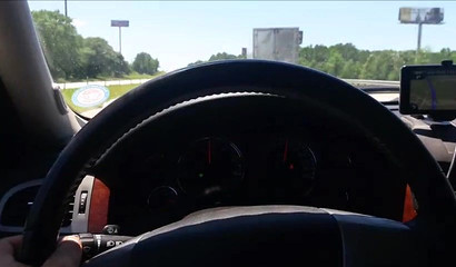 Gorgeous Brunette Gia Rose Giving A Sloppy Blowjob In The Car