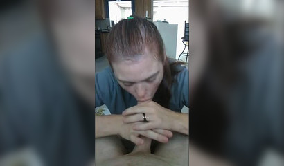 Sexy Amateur Milf Dixie Moon Giving A Sloppy Blowjob