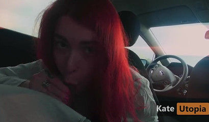 I gave him head in the car and he came in my throat