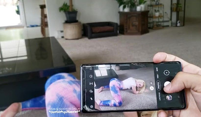 Fit Blonde Milf Sucking A Big Cock After Her Workout