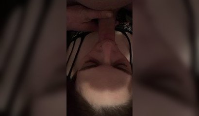 Teen gets blackmailed to suck cock behind her boyfriends back