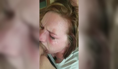 Filmed girlfriend deepthroating my dick for the first time