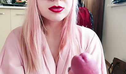 Giving My BF an Intimate Blowjob