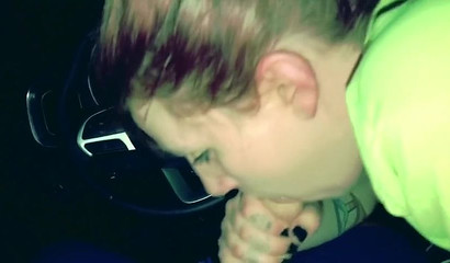 She Picks Me Up from Work for a Thirsty Blowjob