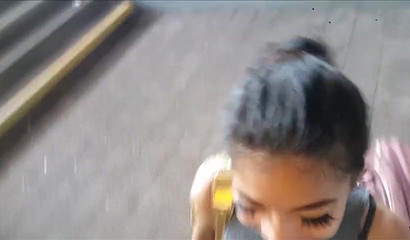 18-year-old Thai Teen's Public Trainstation BJ