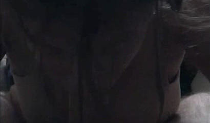 Sweet brunette teen cutie sucking off her boyfriend all night