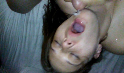 Brunette cocksucker gets fucked hard