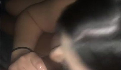 Dark -haired Latina in her ultimate blowjob cumpilation