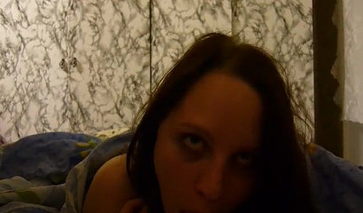 Girlfriend giving me a gentle BJ after long day at work