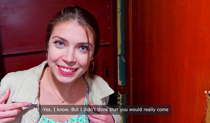 Adorable MihaNika69 sucking a cock that seems will blow any time now