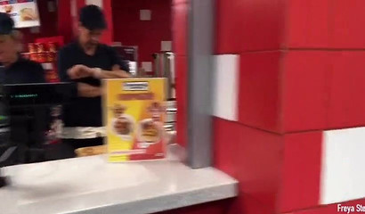 Blonde Freya Stein's Deepthroat at Dota 2