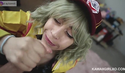 Cindy's Cosplay Cum Facial