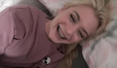 Juicy creampie for naughty Anastasia Knight by her kinky stepbrother