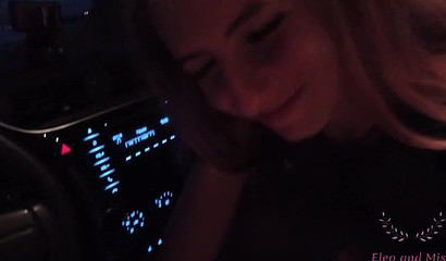 Redhead Babe Sucks in Car