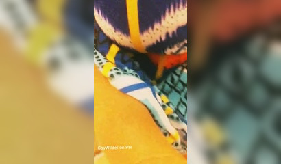 Exhibitionist cumslut CoyWilder giving a messy blowjob in public