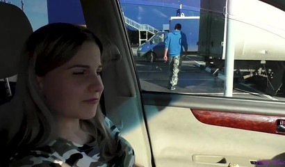 Secretary Letty Black blows off her boss in the car at Ikea parking lot