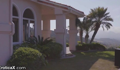 Petite Asian cutie joining a naughty couple for a steamy threesome