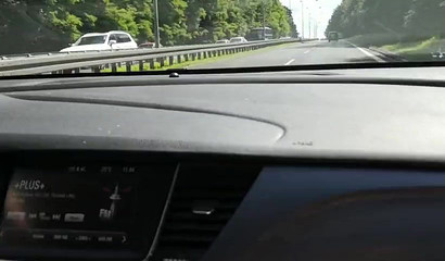 Polish amateur wife Amitiel Angel swallowing cum in a car