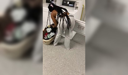 Ebony princess TEAMSTEE gets lucky with the horny neighbor