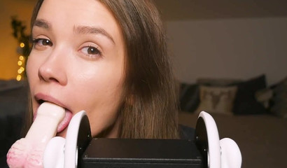 18-year-old ASMR Bunny Marthy Sucks Dick