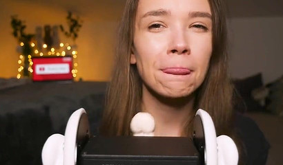 18-year-old ASMR Bunny Marthy Sucks Dick