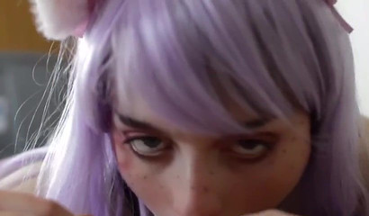 My new girlfriend is all about long sensual blowjobs with swallowing