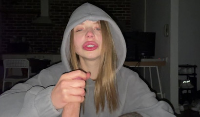 Blonde whore gets oiled up and fucked in POV