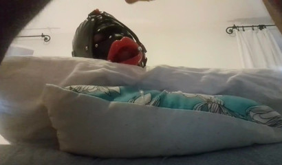 Hogtied wife gets her throat fucked hardcore