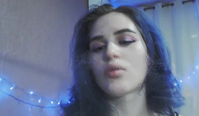 ASMR action with Emo slut