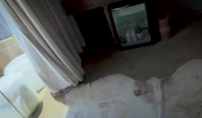 Passionate sex at the luxury hotel on a vacation