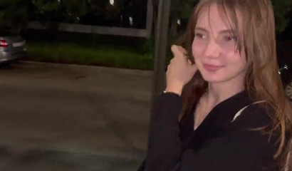 Girlfriend Sofi Sane worships and rides a huge boner in POV