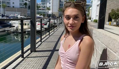 Teen Sera Ryder masturbates and rims her man