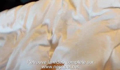 French cutie blows her stepdad in the shower