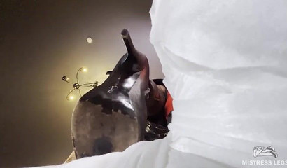 Trampling, facesitting and foot gagging with a cruel mistress